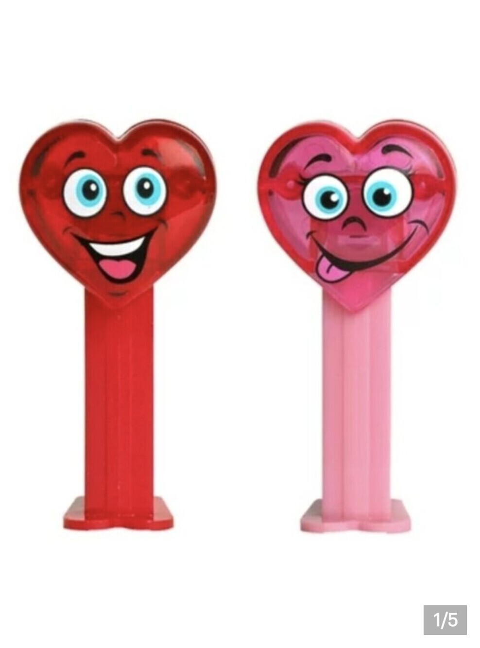 Pez Love bundle 2 Heart Pez dispensers Cute Gift Boyfriend Girlfriend Gift